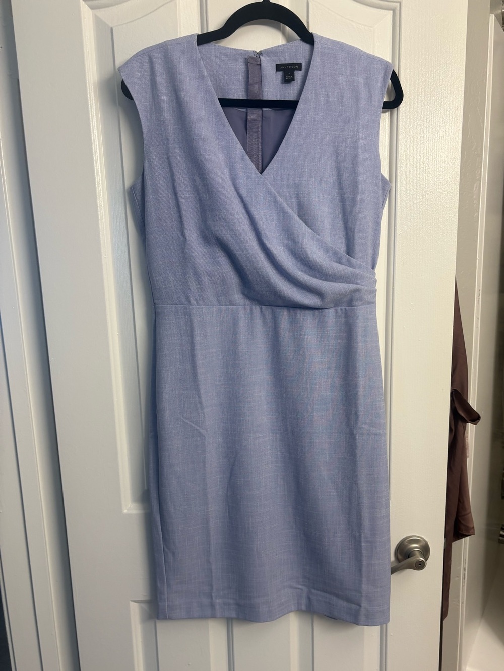 Ann Taylor light blue sheath dress